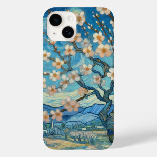 21st Birthday Almond blossom blue-cream Case-Mate iPhone 14 Case