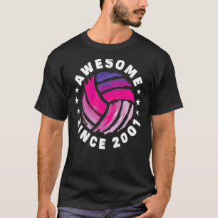 21st Birthday Awesome Since 2001 21 Years Old Voll T-Shirt