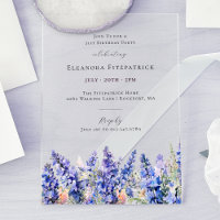 21st Birthday Blue Larkspur July Birth Flower