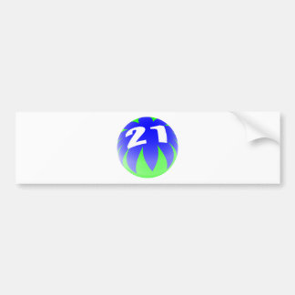21st Birthday Bumper Sticker