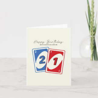 21st Birthday Card