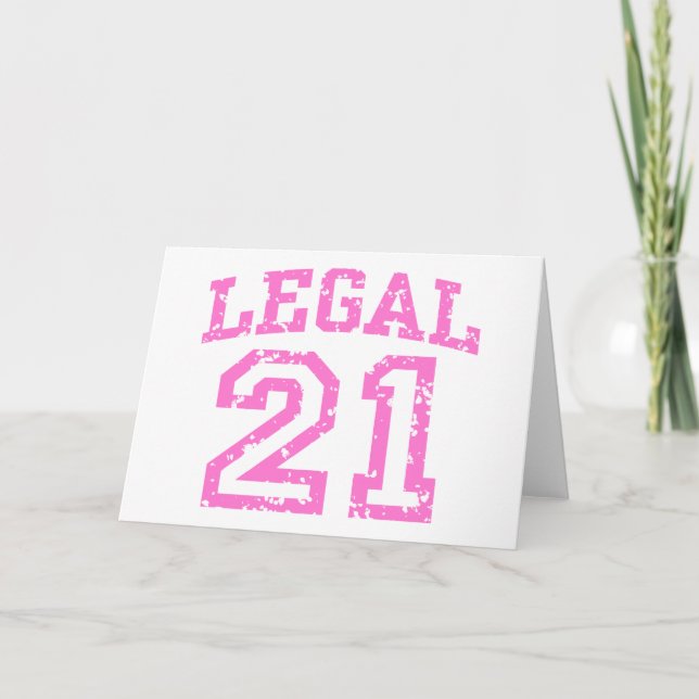21st Birthday Card (Front)
