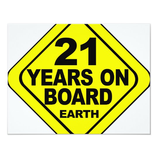 21st Birthday Card