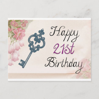 21st Birthday card female
