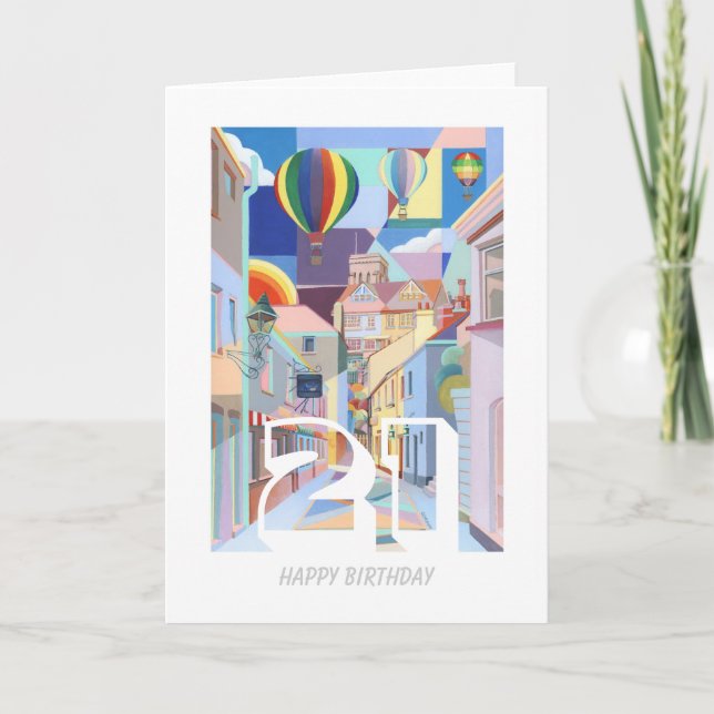 21st. Birthday Card for a very special person (Front)