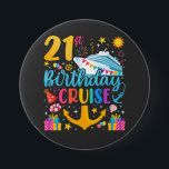 21st Birthday Cruise B-Day Party Round 3 Inch Round Button<br><div class="desc">21st Birthday Cruise B-Day Party Funny design Gift Classic Round Button Classic Collection.</div>