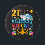 21st Birthday Cruise B-Day Party Round 3 Inch Round Button<br><div class="desc">21st Birthday Cruise B-Day Party Funny design Gift Classic Round Button Classic Collection.</div>