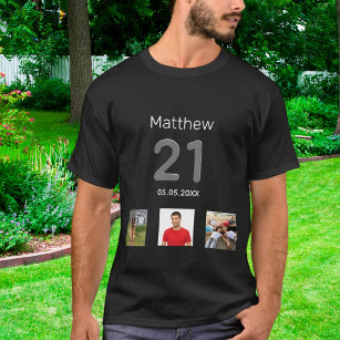 21st Birthday T Shirts Shirt Designs Zazzle CA