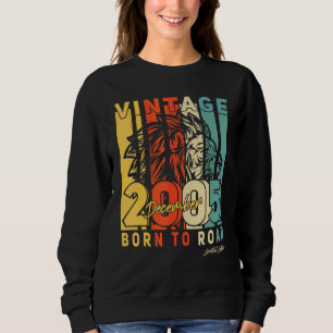 21st Birthday December 21 Years Old Vintage 2001 Sweatshirt