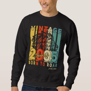 21st Birthday December 21 Years Old Vintage 2001 Sweatshirt
