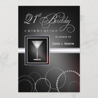 21st Birthday - Formal Party Invitations