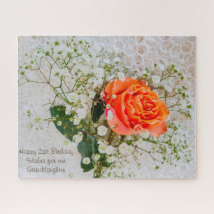 21st Birthday Granddaughter Jigsaw Puzzle