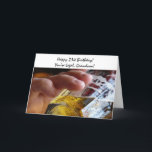 21st Birthday, grandson, beer, you're legal! Card<br><div class="desc">Beer in a glass for this 21st birthday greeting for a grandson.</div>