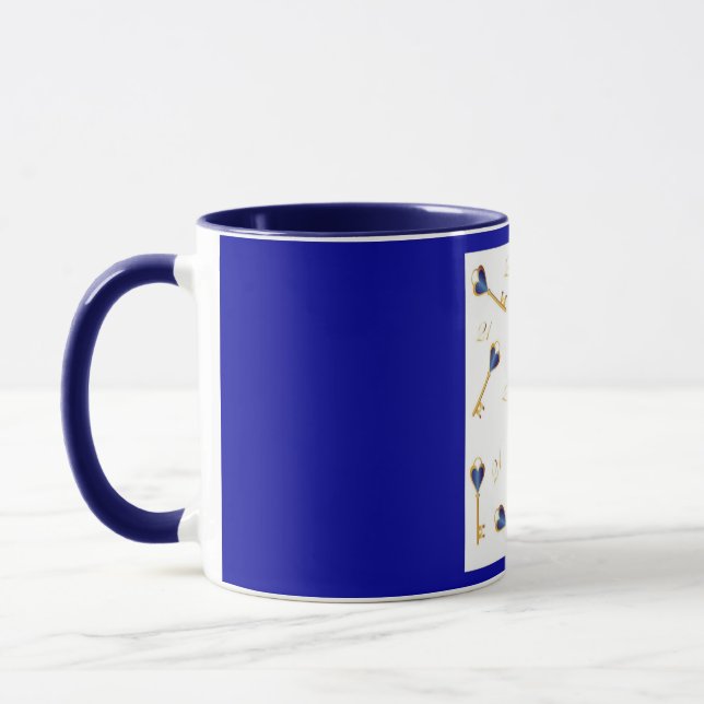 21st Birthday keys Mug (Left)