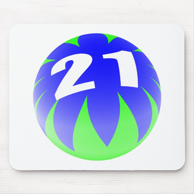 21st Birthday Mouse Pad (Front)