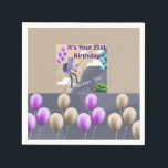 21st Birthday  Napkin<br><div class="desc">21st Birthday,  Napkin. A special design for your loved one's birthday party. Let it speak for you</div>