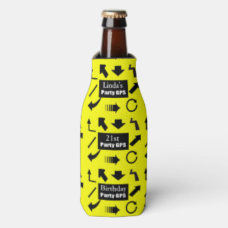 21st Birthday Party GPS Bottle Cooler