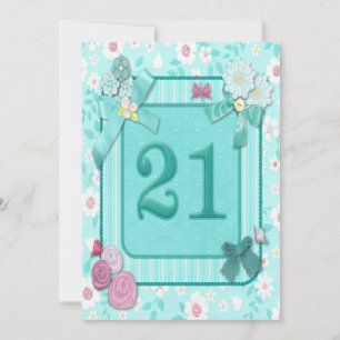 21st birthday party invitation