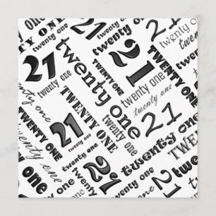 21st Birthday Party Invitation