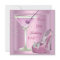 21st Birthday Party Pink Martini High Heel Shoes