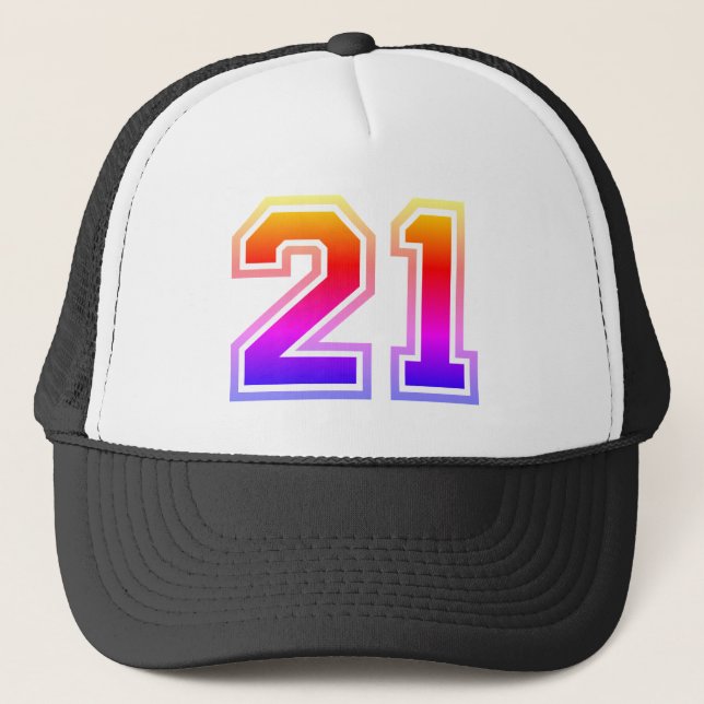 21st Birthday Party Trucker Hat (Front)