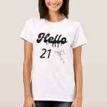 21st Birthday Shirt – Cute Birthday Outfit for Gir<br><div class="desc">Celebrate turning 21 in style with this adorable 21st Birthday Shirt! Perfect for birthday parties, photos, or gifting, this shirt is designed for girls celebrating their 21st year. Design: Cute, fun, trendy Perfect for: Birthday party outfit, gift for her, casual wear Available for: 21st birthday celebrations, turning 21, birthday girl...</div>