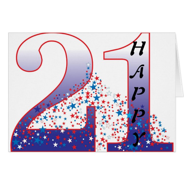 **21st BIRTHDAY** THE ONE YOU "CAN CELEBRATE" (Front Horizontal)