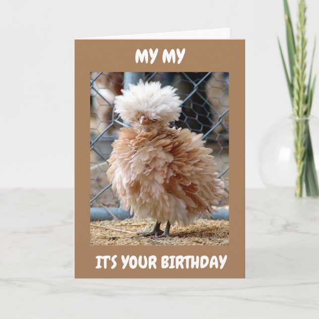 **21st** BIRTHDAY WISH FROM COOL CHICKEN Card (Front)