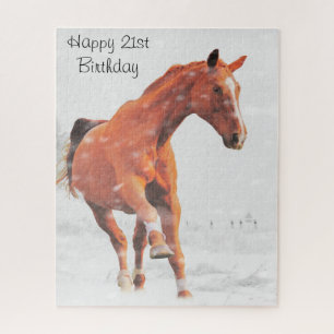 21st Birthday Wishes. Jigsaw Puzzle