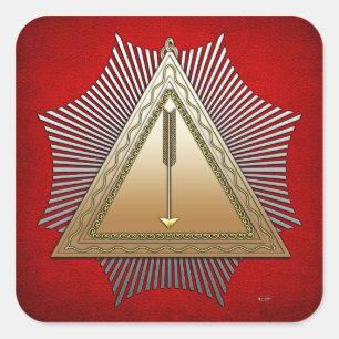 21st Degree: Patriarch Noachite Square Sticker