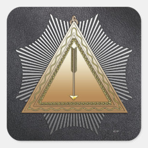 21st Degree: Patriarch Noachite Square Sticker