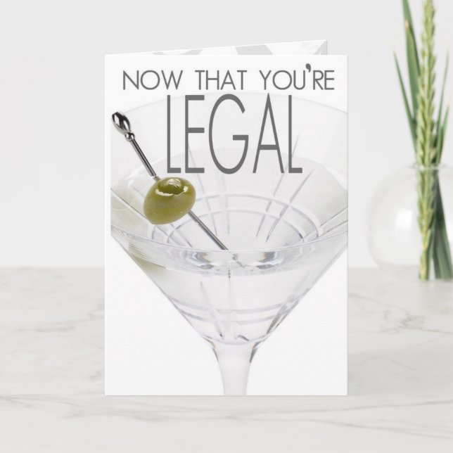21st Fake I.D. Birthday Card (Front)
