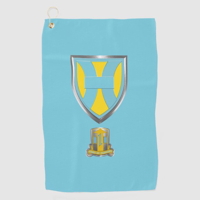 21st Theatre Command Customized Patch Insignia Golf Towel (Front)