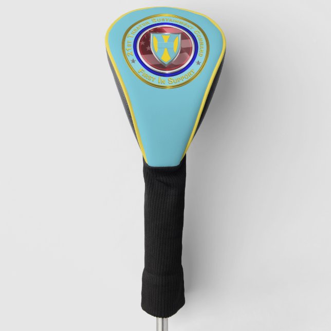 21st Theatre Sustainment Command Golf Head Cover (Front)