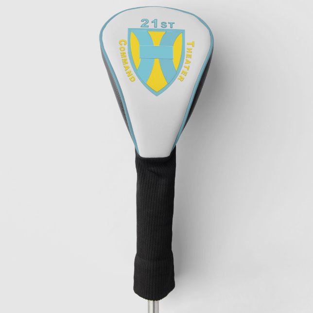 21st Theatre Sustainment Command Shield Golf Head Cover (Front)