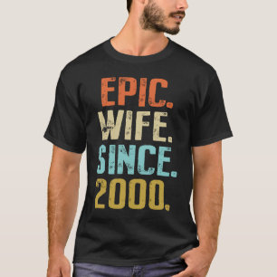21st Wedding Anniversary For Her Best Epic Wife Si T-Shirt