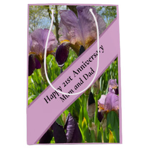 21st Wedding Anniversary Medium Gift Bag