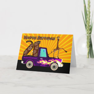 21st, Why this Giraffe is like Grease Lightning, B Card