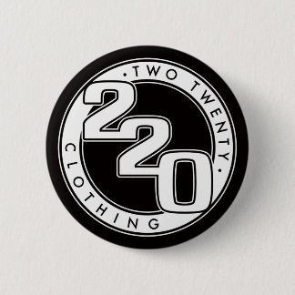 220 Clothing Logo 2 Inch Round Button