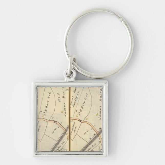 222223 Harrison, Mamaroneck Keychain (Front)