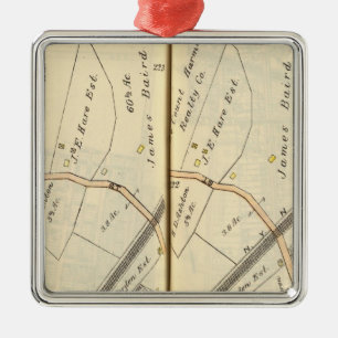 222223 Harrison, Mamaroneck Metal Ornament