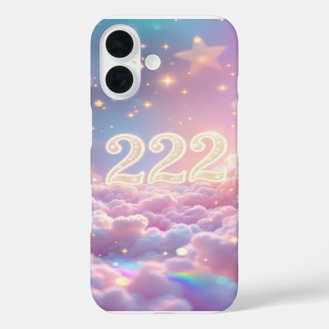 222 Angel Number Manifestation – Balance & Harmony Case-Mate iPhone Case (Back)