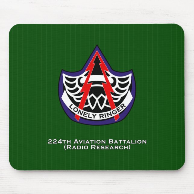 224th Aviation Battalion (Radio Research) Mouse Pad (Front)