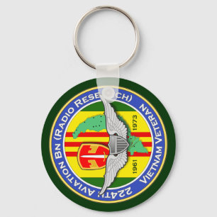 224th Avn Bn RR 3b - ASA Vietnam Keychain