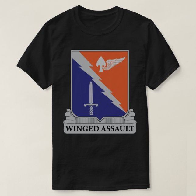 229th Aviation Regiment Winged Assault T-Shirt (Design Front)