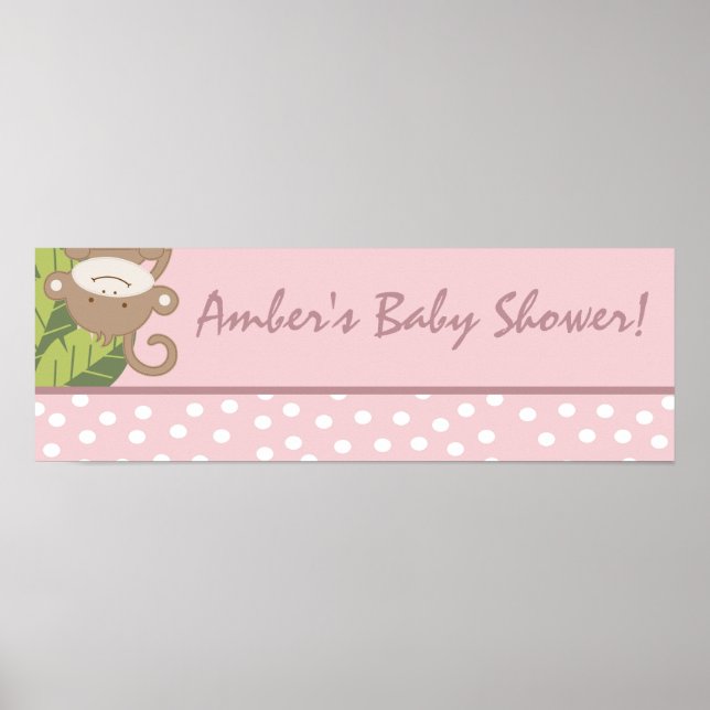 22.5"x7.5" Personalized Banner Safari Adventure P Poster (Front)