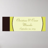 22.5"x7.5" Personalized Light/Olive Green Chandeli