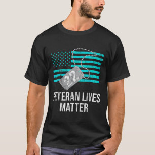 22 A Day Military Veteran Ptsd Suicide Awareness T-Shirt