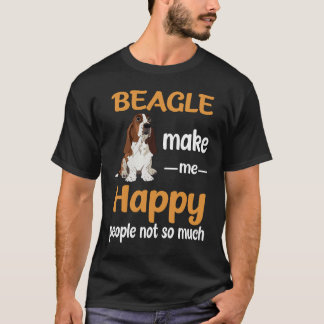 22 Beagle Make Me Happy T-Shirt
