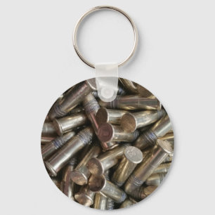 22 Calibre Bullets Keychain